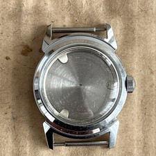 Boîtier Montre Mécanique Vintage Ancienne 30,5 mm NOS + Couronne + Cercle - Z29