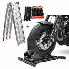 Bloque roue rampe sangles - roue, +