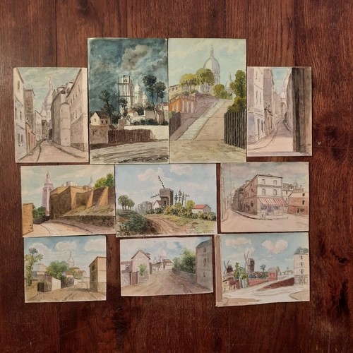 Lot dessin aquarelle - 10,