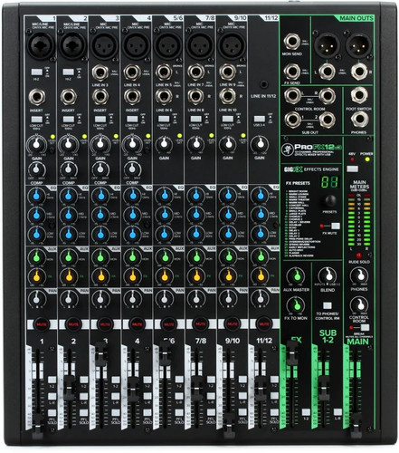 Mackie profx12v3 channel - mackie, 12-channel