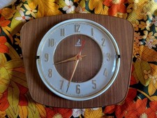 PENDULE JAZ TRANSISTOR VINTAGE HORLOGE MARRON 