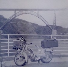 Rare Lot Negatifs Presse 1960 Mobylette Voyage Autour Du Monde !!! AV88 Chaudron