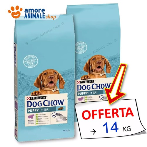 Purina dog chow puppy - dog, →
