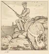 Adolf Oberländer - Pêcheur