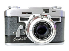 GRAFLEX GRAPHIC 35 avec objectif GRAFLEX GRAFLAR f/3,5 50mm
