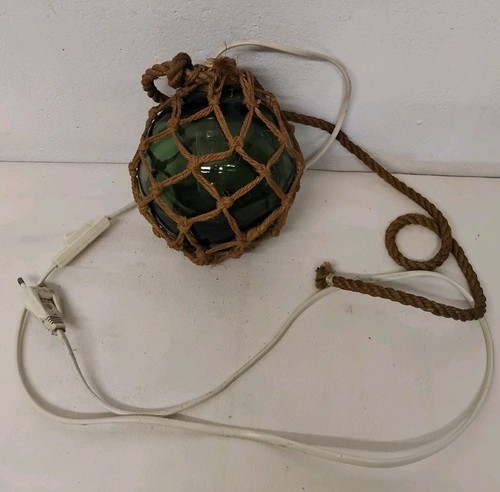 Lampe boule verre - verre, flotteur