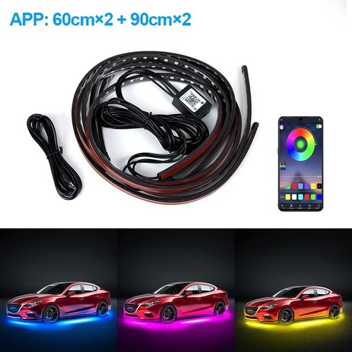 Car underglow neon accent - car,