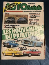 AUTO HEBDO AutoHebdo 453 du 10 Janvier 1985 Saab 900 Turbo 16S Porsche 944 205