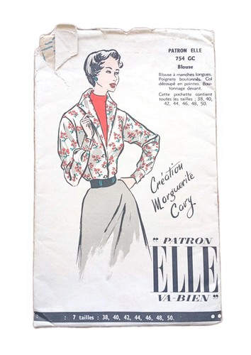 Patron couture vintage elle - patron,