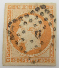 FRANCE TIMBRE N° 16 - OBLITERATION LOSANGE LETTRE BATON D - NAPOLEON