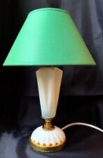 Lampe ancienne : pied opaline