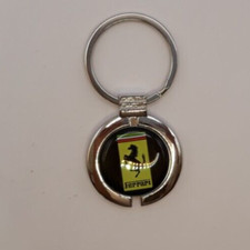 Porte-Clé pour Voiture D'Époque, Fournisseur Ferrari en Métal Couleur Bleu Et