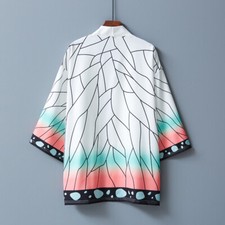 Japonais Homme Femme Kimono Cardigan Manteau Cosplay Yukata Haori Déguisement