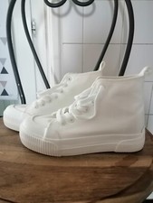 Baskets blanches montantes NEUVES Primark 36