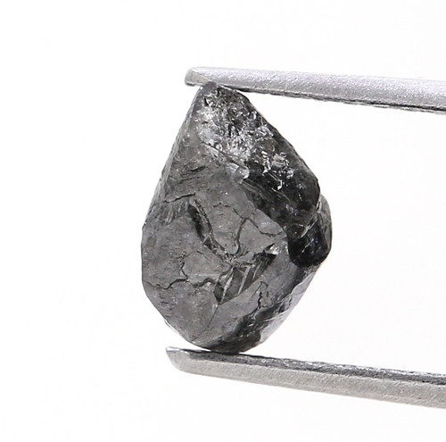 Diamant brut naturel noir - brut,