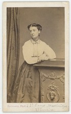 CDV circa 1865. Portrait d'une