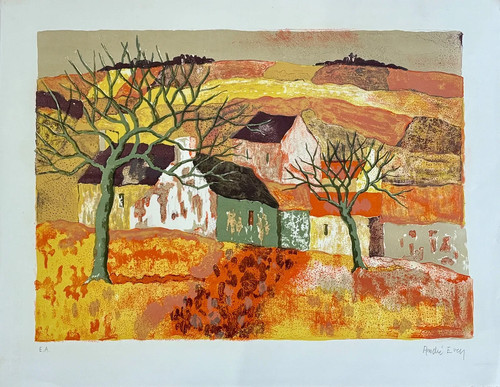 Fall landscape extremely - fall,