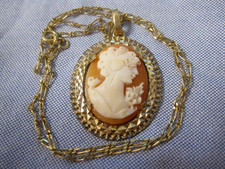 collier bijou camée ancien