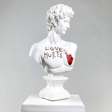 Sculpture d'art David faite à la main, statue moderne contemporaine de la...