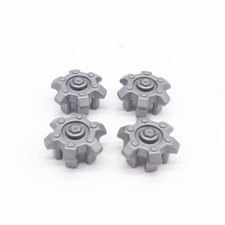 37719 Playmobil Lot de 4 Enjoliveurs de Roue Gris 4036 4844 5026 5427 5467 5470 