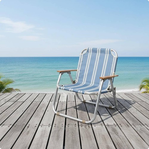 Chaise pliante aluminium - pliante, en