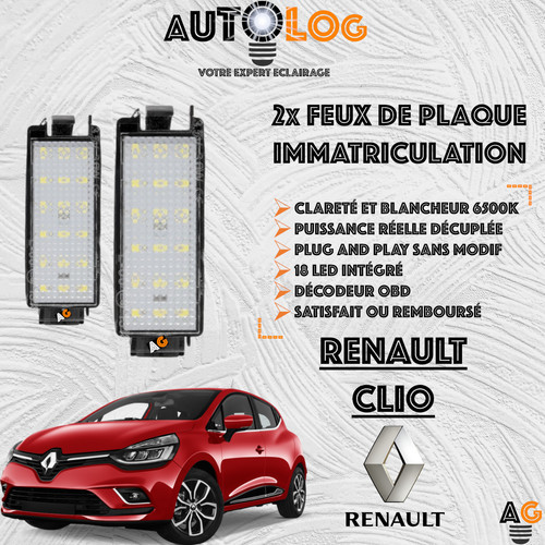 Feux de plaque - 2x,