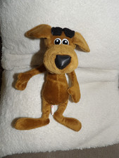 Doudou Peluche Boule Lapin Crème Bleu DG