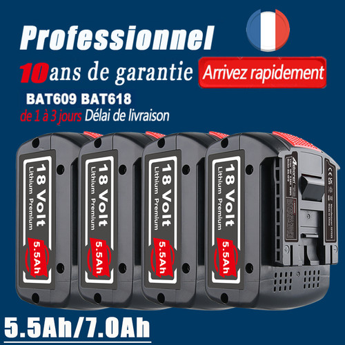 Batterie pour bosch 18v 5ah - batterie, 5,5ah