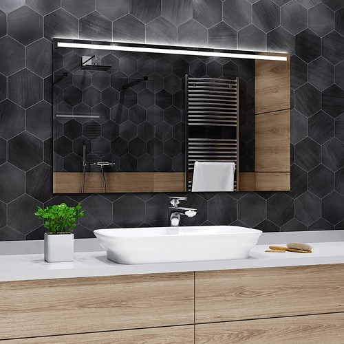 Moderne miroir mural salle - moderne,