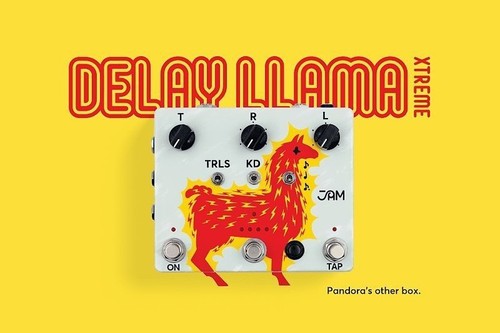 Jam pedals delay llama - llama, extreme