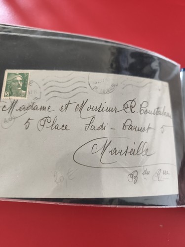 Ancienne enveloppe oblitérée