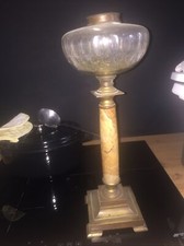 Lampe petrole 19e marbre - lampe,