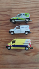 NOREV LOT DE VEHICULES RENAULT MASTER KANGOO CITROEN PUB VINCI SAVEO COFELY 3 IN
