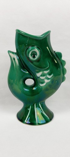 Vase pichet zoomorphe poisson - vase,