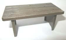 PLAYMOBIL  table marron moyen