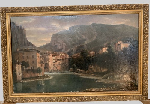 Huile sur toile le - sur,