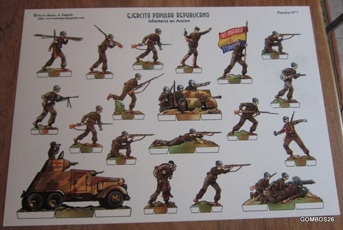Planche soldats decouper - a,