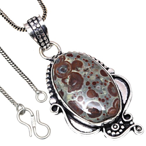 Pendentif peau léopard jaspe - pendentif,