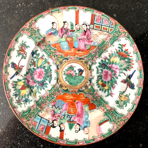 Assiette porcelaine chine - 24),
