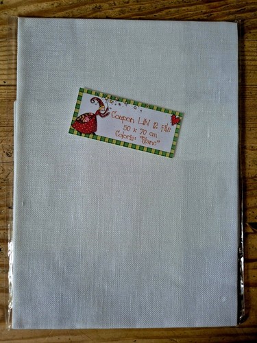 Toile lin blanche fils - toile, de