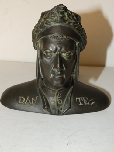 Sculpture buste dante - sculpture, de