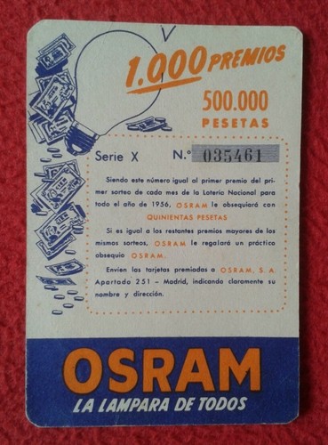Spain calendario calendar - spain, 1956