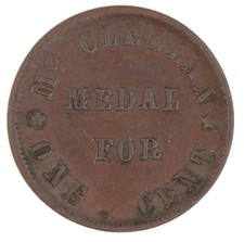 “MEDAL FOR McCLELLAN / ONE