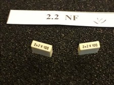 Condensateur 2n2K100 2,2nF.100V.(2pcs).pas 0,5cm.