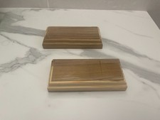 2 socles en bois brut  pour