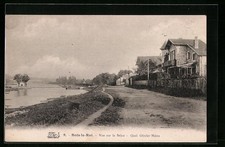 CPA Bois-le-Roi, Vue sur la Seine, Quai Olivier Métra 