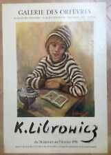 K. LIBROWICZ 1976 AFFICHE