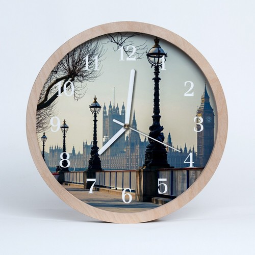 Tulup horloge murale bois - murale, en