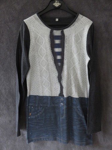 Robe tunique trompe œil - tunique, l'Œil
