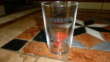 VERRE ORANGINA ,A LA PULPE D